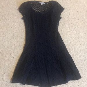 Navy lace dress